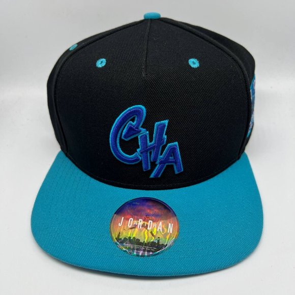 Air Jordan City Collection Charlotte Jumpman Hat‎ Snapback Cap Men Used
